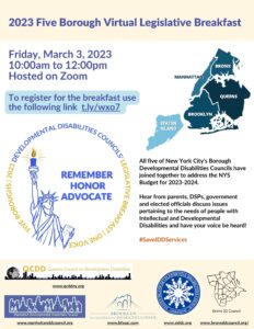 5 Borough Legislative Breakfast - Virtual