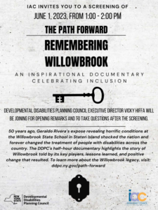 The Path Forward - Remembering Willowbrook